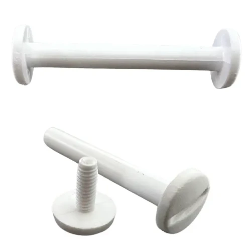 Śruba Nit 70mm plastikowe Białe 20szt Nity skręcane