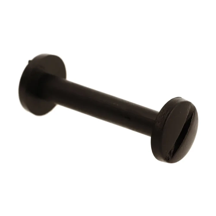 Śruba Nit 50mm plastikowe Czarne 20szt Nity skręcane