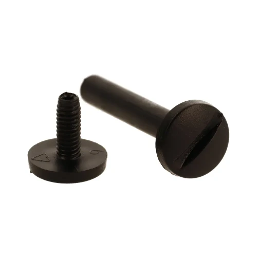 Śruba Nit 60mm plastikowe Czarne 20szt Nity skręcane