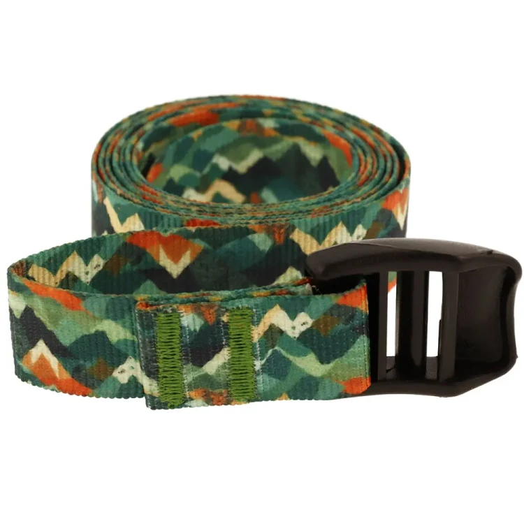 Trok Pas Pasek 25mm x 150cm Klamra Plastikowa Taśma wzór Góry ZEPNIJ