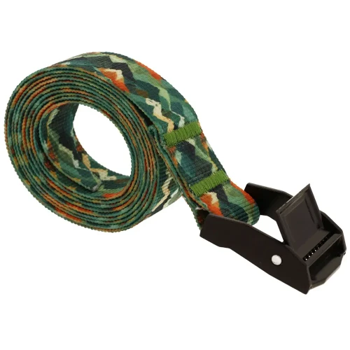 Pas Mocujący 25mm x 150cm z Klamrą Samozaciskową Czarną 250kg Taśma wzór Góry ZEPNIJ