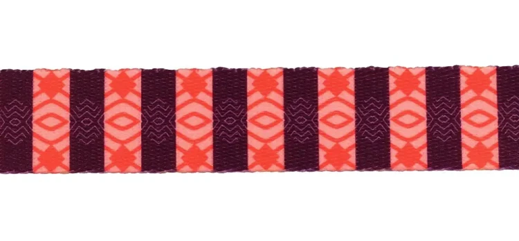 Taśma 25mm z Grafiką CHEVRON Sublimacja Druk na Taśmie Nośnej