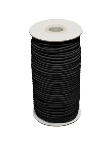 GumoSznurek Guma Sznurek fi 3 mm Czarny 100mb