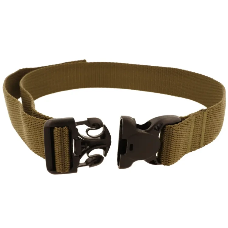 Pasek do Spodni 40mm Taktyczny KHAKI Klamra Plastikowa Regulowana