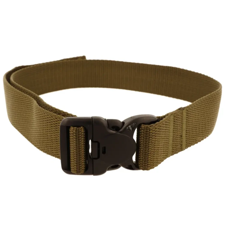 Pasek do Spodni 40mm Taktyczny KHAKI Klamra Plastikowa Regulowana