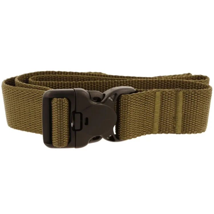 Pasek do Spodni 40mm Taktyczny KHAKI Klamra Plastikowa Regulowana