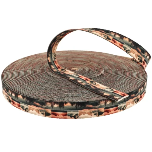 Taśma Nośna 25mm z Grafiką SZCZYTY Sublimacja naDruk Smycz Obroża