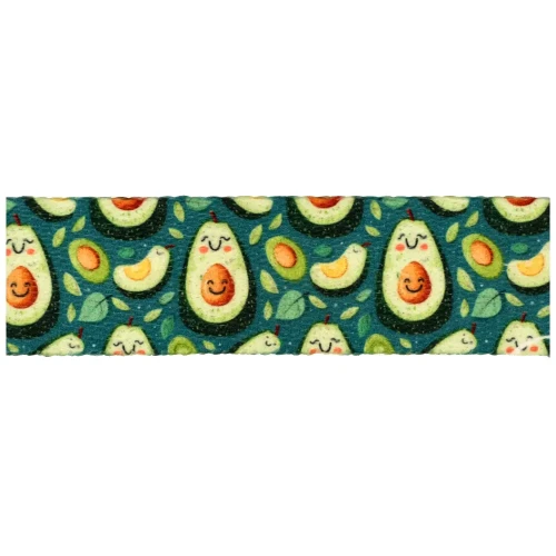 tasma nosna 25mm nadruk sublimacja avocado 3.webp