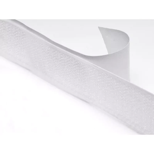 Taśma Rzepowa BIAŁA rzep samoprzylepny 20mm Krążek 25mb