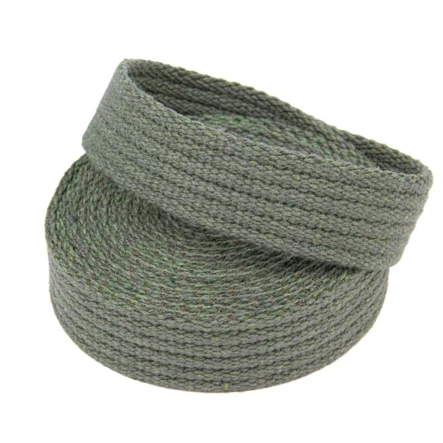 Taśma Bawełniana 25mm Oliwka Parciana Pasek Smycz