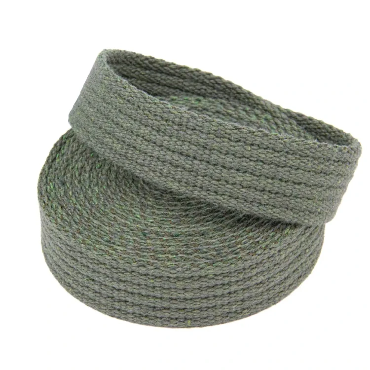 Taśma Bawełniana 25mm Oliwka Parciana Pasek Smycz