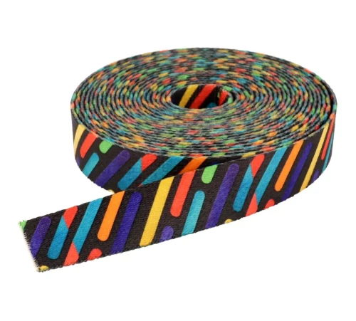 Taśma Nośna 25mm z Nadrukiem Sublimacyjnym LABIRYNT