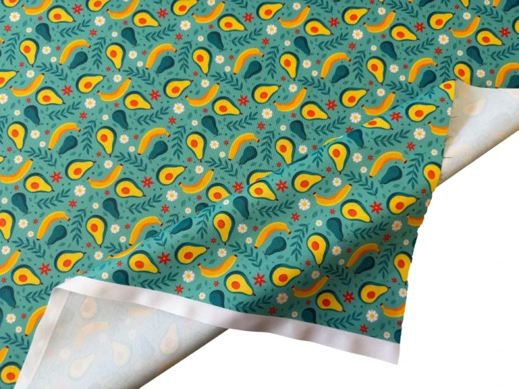 Tkanina oxford z nadrukiem banan.webp