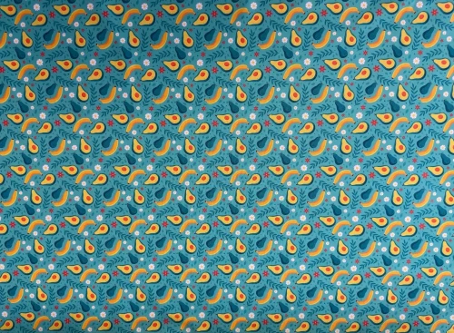 Tkanina OXFORD z Nadrukiem Wodoodporna Sublimacja 70cm x 100cm BANANY