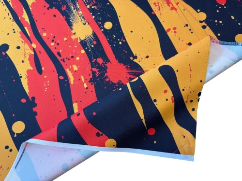 Tkanina OXFORD z Nadrukiem Wodoodporna Sublimacja 70cm x 100cm PLAMY