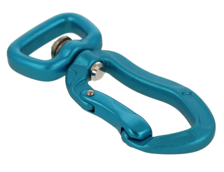 Karabinek Aluminiowy 400kg 20mm turkus 2.webp