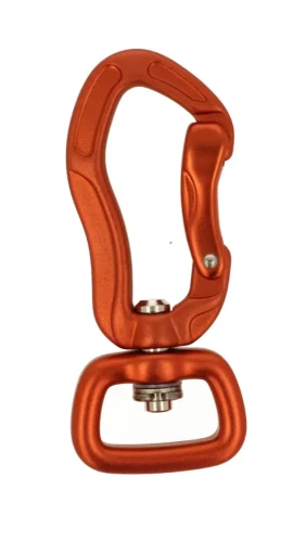 Karabinek Aluminiowy 20mm MIEDZIANY Zapięcie 400kg Karabińczyk do Smyczy