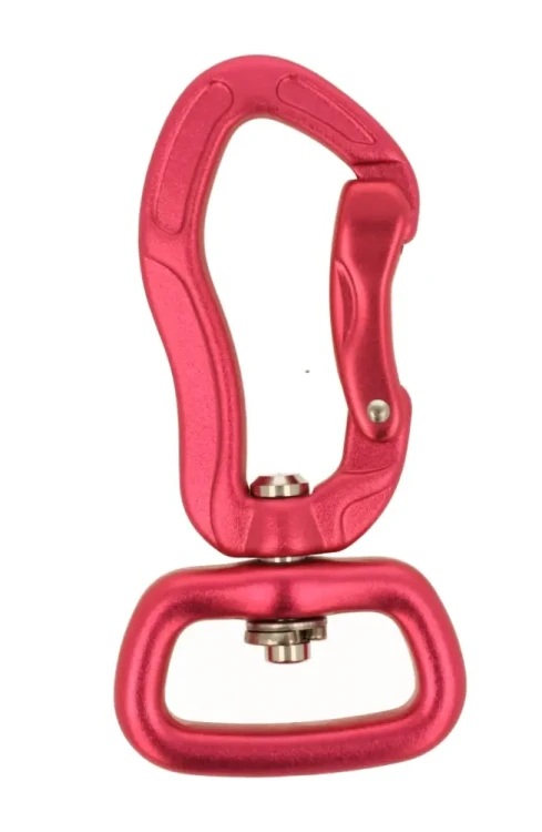 Karabinek Aluminiowy 400kg 25mm fuksja.webp