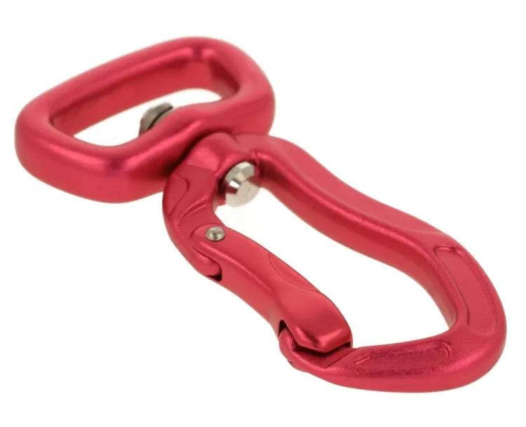 Karabinek Aluminiowy 400kg 25mm fuksja 2.webp