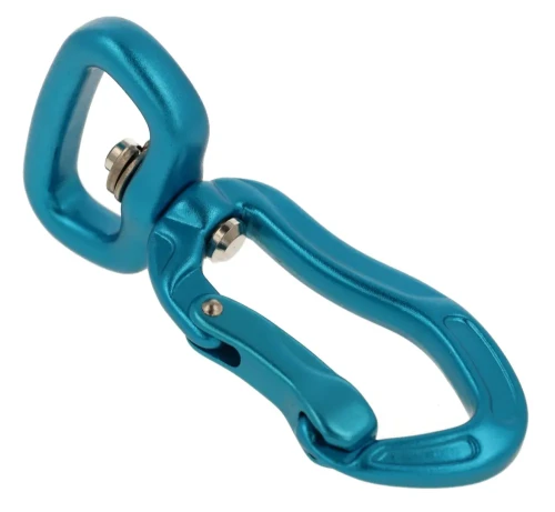 Karabinek Aluminiowy 25mm TURKUS Zapięcie 400kg Karabińczyk do Smyczy