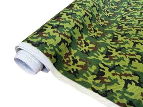 Tkanina OXFORD wzór moro WZ93 zielony 70cm x 100cm Sublimacja