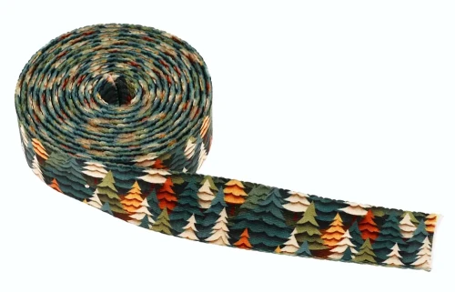 Taśma Nośna z Nadrukiem Sublimacja Jesienny Las 48mb