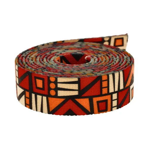 Taśma Nośna z Nadrukiem Sublimacja Red Etno 48mb