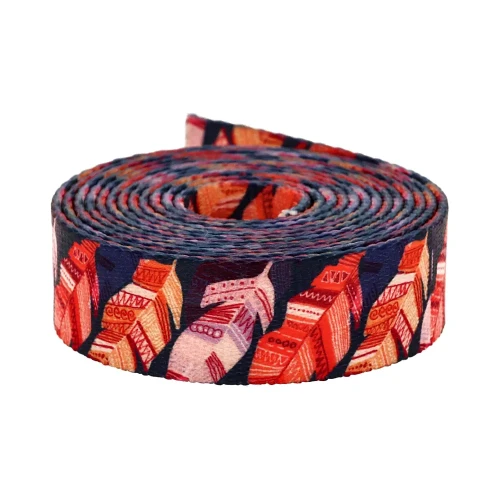 Taśma Nośna z Nadrukiem Sublimacja LEAVES 48mb