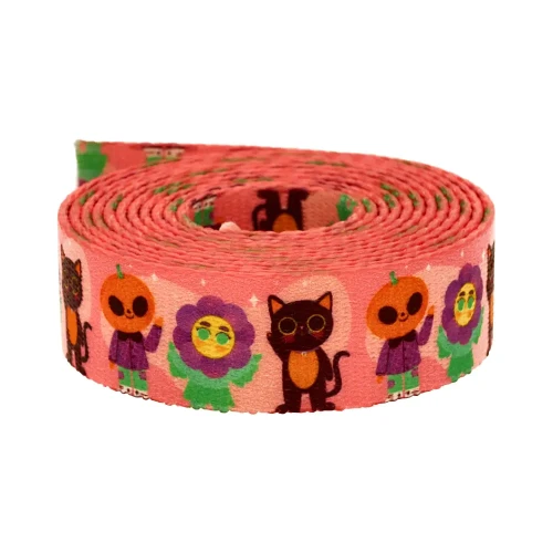 Taśma Nośna z Nadrukiem Sublimacja Spooky Friends 48mb