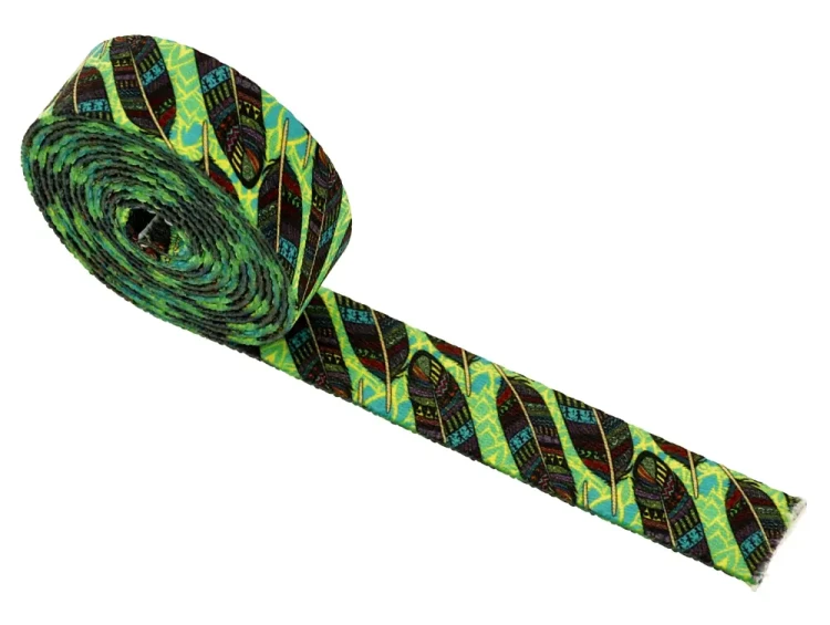 Taśma Nośna z Nadrukiem Sublimacja Tribal Feathers 48mb