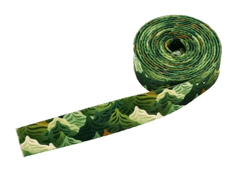 Taśma Nośna z Nadrukiem Sublimacja Forest Camo 48mb