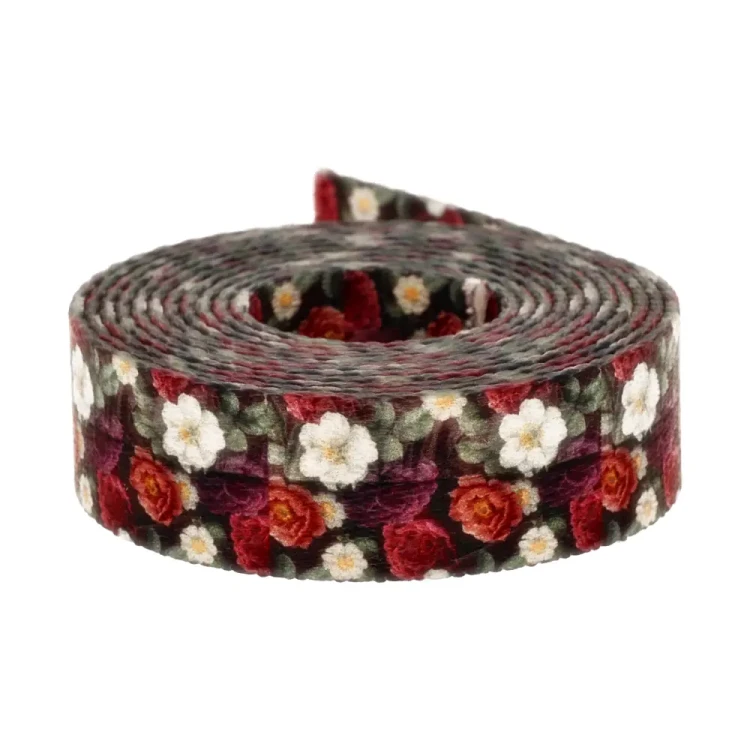 Taśma Nośna z Nadrukiem Sublimacja Rose Garden 48mb
