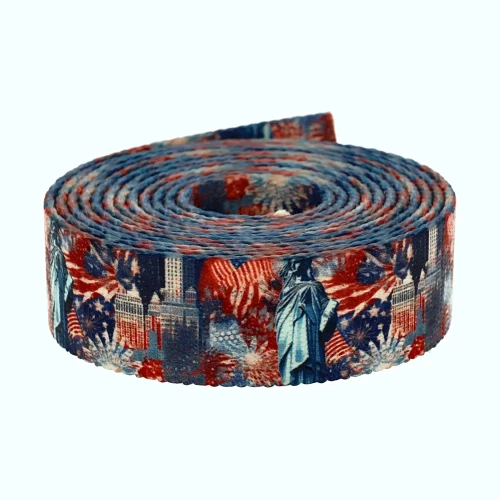 Taśma Nośna z Nadrukiem Sublimacja Liberty USA 48mb