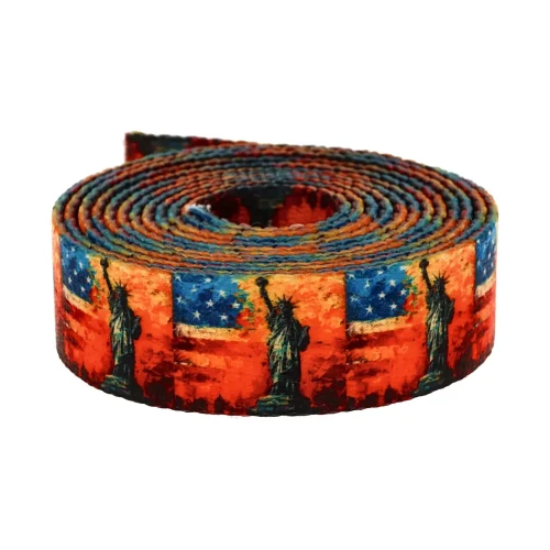 Taśma Nośna z Nadrukiem Sublimacja Flame USA 48mb