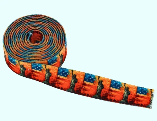 Taśma Nośna z Nadrukiem Sublimacja Flame USA 48mb