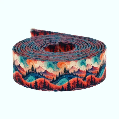 Taśma Nośna z Nadrukiem Sublimacja Sunset Waves 48mb