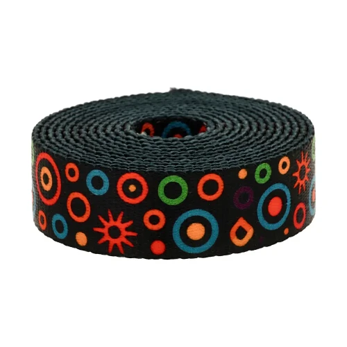 Taśma Nośna z Nadrukiem Sublimacja Cosmic Circles 48mb