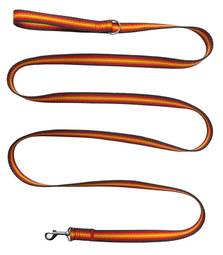 Smycz dla psa klasyczna spacerowa Solidna Wygodna Grafit Czerwona Pomarańcz
