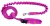 Smycz dla Psa z Amortyzatorem 380cm FUKSJA Regulowana HandsFree Made in Poland