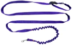 Smycz dla Psa z Amortyzatorem 380cm FIOLET Regulowana HandsFree Made in Poland