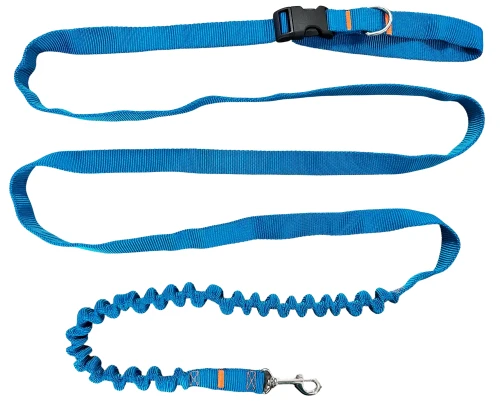Smycz dla Psa z Amortyzatorem 480cm TURKUS Regulowana HandsFree Made in Poland