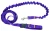 Smycz dla Psa z Amortyzatorem 480cm FIOLET Regulowana HandsFree Made in Poland