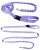 Smycz dla Psa z Amortyzatorem 480cm WRZOS Regulowana HandsFree Made in Poland