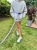 Smycz dla Psa z Amortyzatorem 480cm WRZOS Regulowana HandsFree Made in Poland