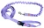 Smycz dla Psa z Amortyzatorem 480cm WRZOS Regulowana HandsFree Made in Poland