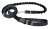 Smycz dla Psa z Amortyzatorem 480cm CZARNA Regulowana HandsFree Made in Poland