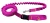Smycz dla Psa z Amortyzatorem 480cm FUKSJA Regulowana HandsFree Made in Poland