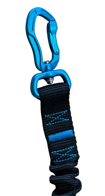 Smycz z Amortyzatorem 480cm CZARNA Regulowana Sportowa 400kg HandsFree