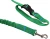 Smycz dla Psa z Amortyzatorem 380cm ZIELONA Regulowana HandsFree Made in Poland