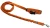 Smycz dla Psa z Amortyzatorem 480cm ORANGE Regulowana HandsFree Made in Poland